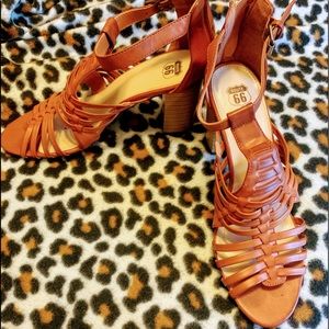 Route 66 Women’s Erin Tan/Brown Platform Sandals